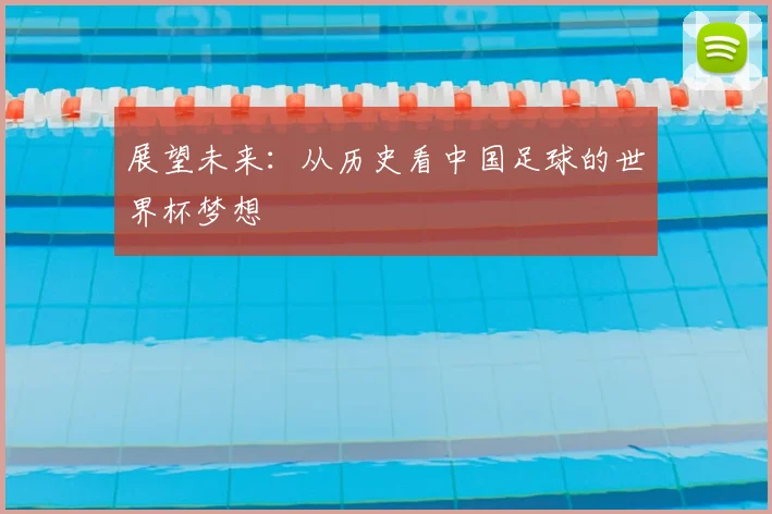 展望未来：从历史看中国足球的世界杯梦想