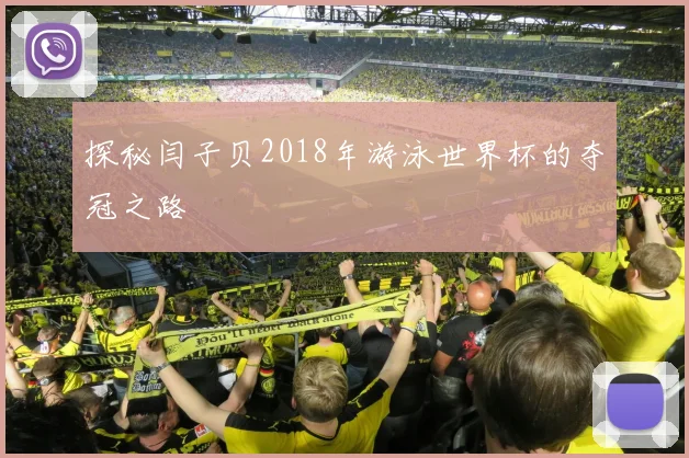 探秘闫子贝2018年游泳世界杯的夺冠之路